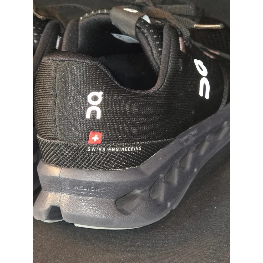 On Cloud Surfer Women's Running Shoes‎ Black US W7 Lightweight Swiss Engineering